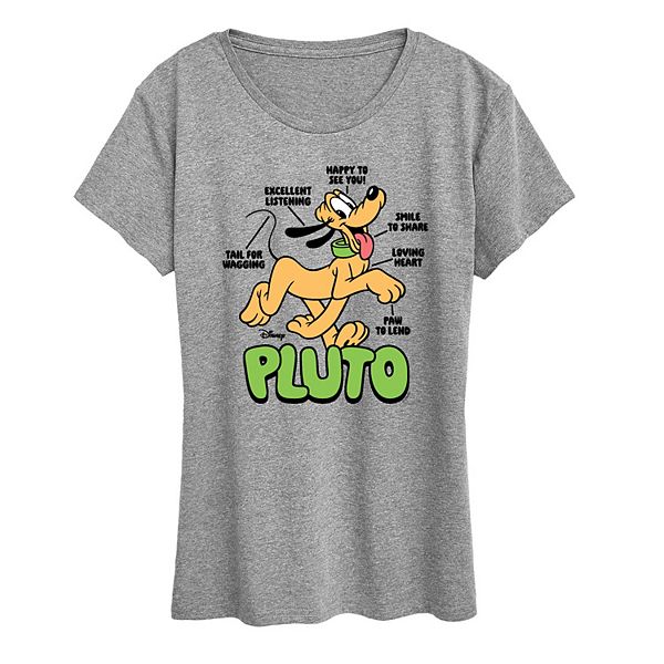 Женская футболка с графическим принтом pluto diagram Disney, Heather Gray
Женская футболка с графическим принтом pluto diagram Disney, Heather Gray