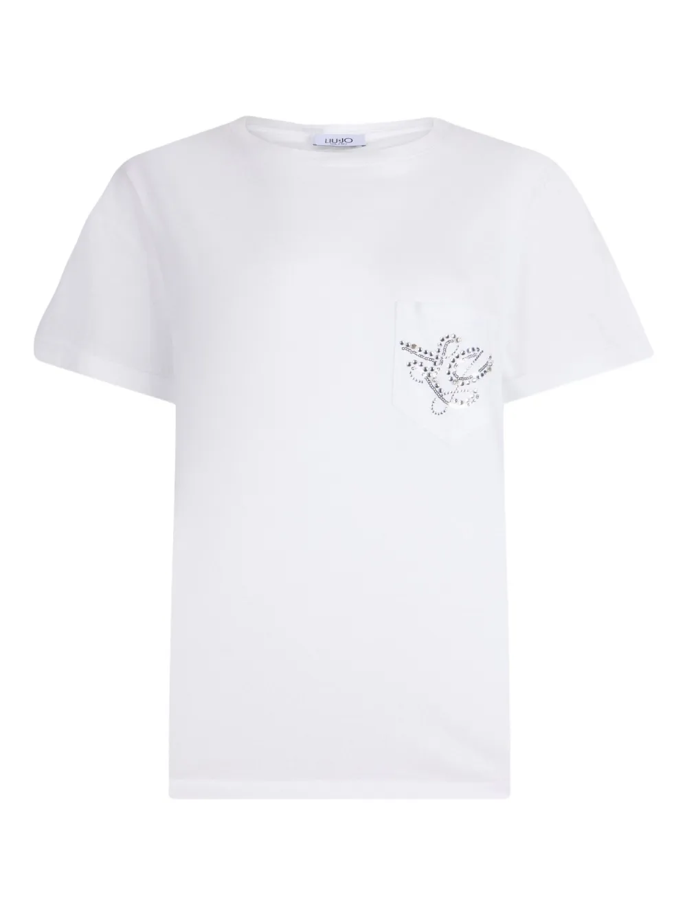 Футболка с декорированным карманом LIU JO, белый
Футболка с декорированным карманом LIU JO, белый