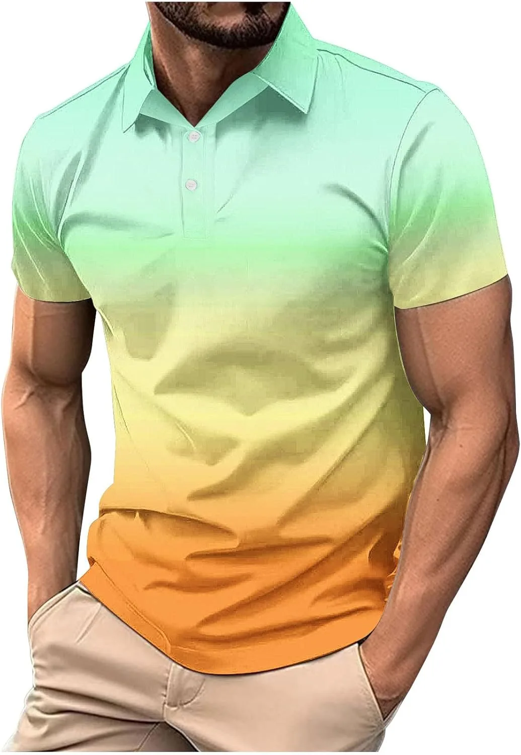 Футболка для гольфа мужская с коротким рукавом, градиент
Футболка для гольфа мужская с коротким рукавом, градиент