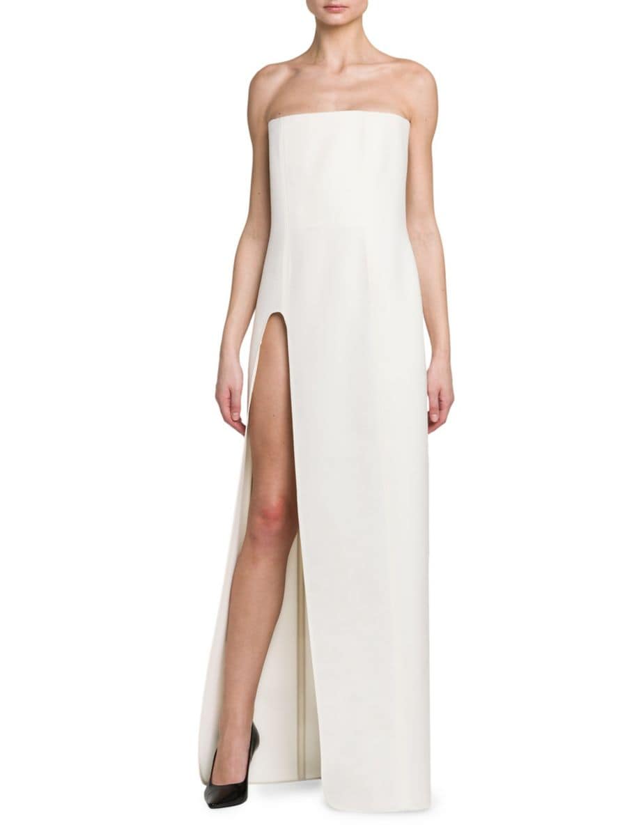 Шерстяное платье без бретелек с U-образным разрезом Stella McCartney, кремовый
Шерстяное платье без бретелек с U-образным разрезом Stella McCartney, кремовый