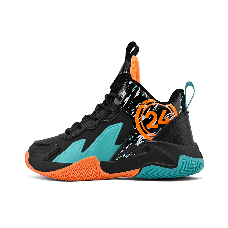 Противоскользящие детские баскетбольные кроссовки для детей SAINT WATERS, черный/оранжевый
Противоскользящие детские баскетбольные кроссовки для детей SAINT WATERS, черный/оранжевый