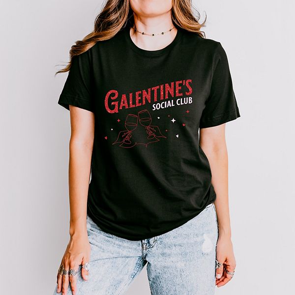 Galentine's social club glitter - женская футболка с коротким рукавом и принтом Simply Sage Market, Black, Черный, Galentine's social club glitter - женская футболка с коротким рукавом и принтом Simply Sage Market, Black
Galentine's social club glitter - женская футболка с коротким рукавом и принтом Simply Sage Market, Black, Черный, Galentine's social club glitter - женская футболка с коротким рукавом и принтом Simply Sage Market, Black