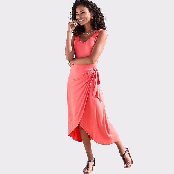 Женское платье-саронг без рукавов Lascana, Coral
Женское платье-саронг без рукавов Lascana, Coral