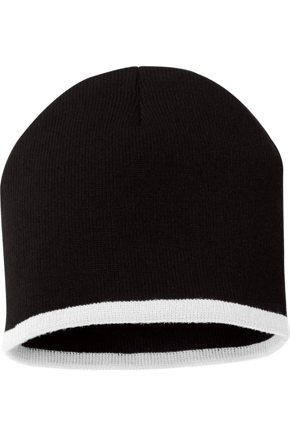Вязаная шапка-бини Sportsman 8 в полоску снизу, черный/белый
Вязаная шапка-бини Sportsman 8 в полоску снизу, черный/белый