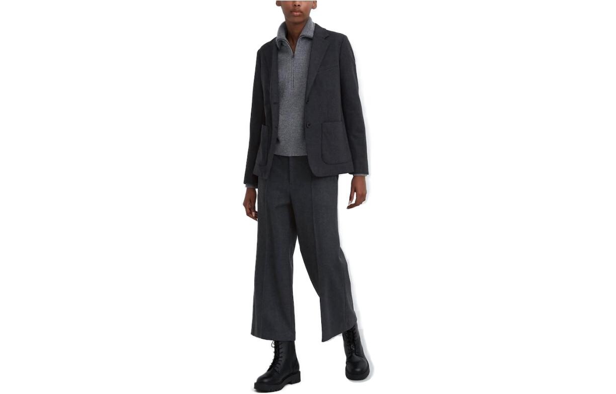 X Clare Waight Keller Cobranded Collection Деловой костюм женский темно-серый Uniqlo
X Clare Waight Keller Cobranded Collection Деловой костюм женский темно-серый Uniqlo