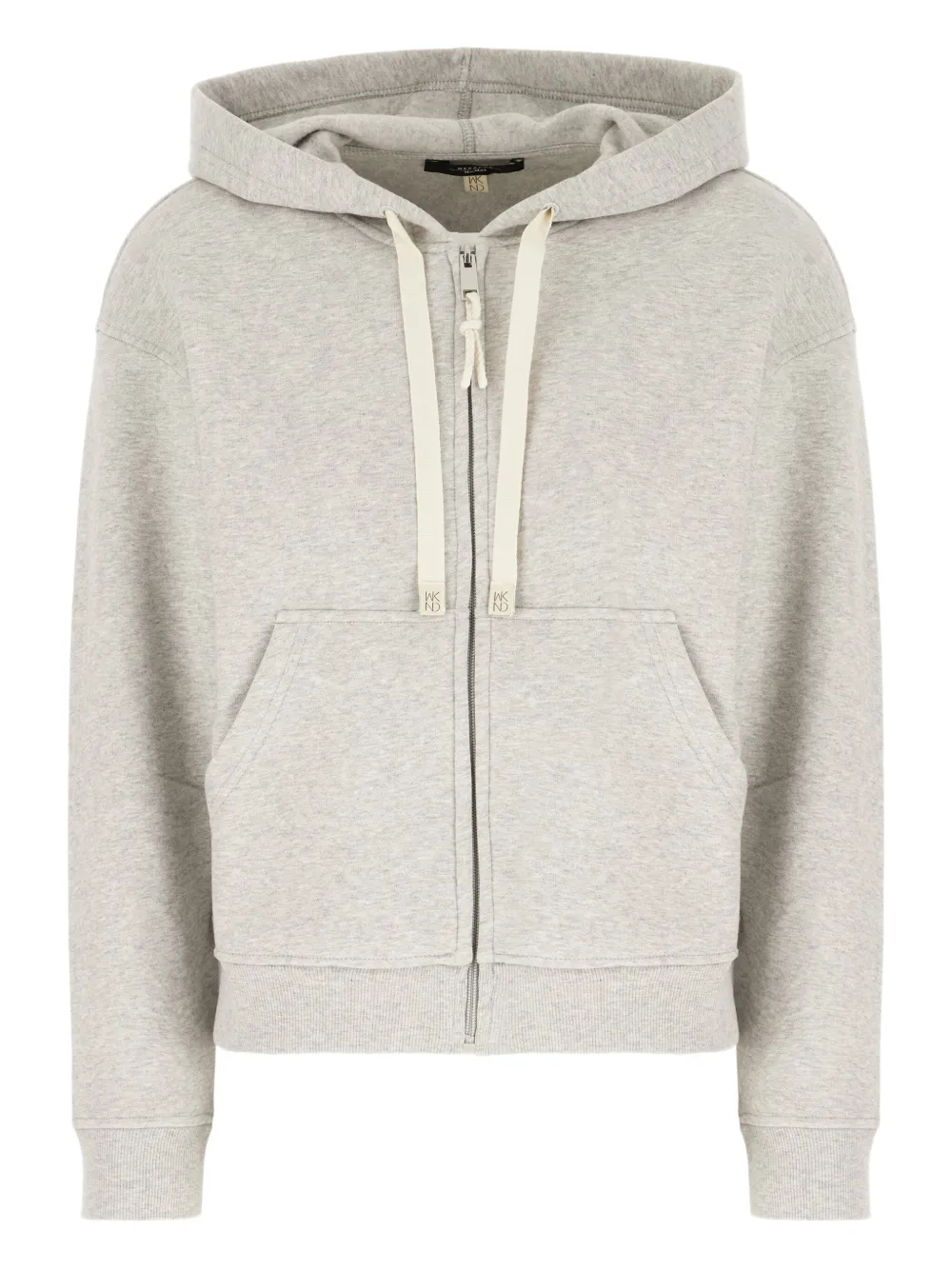 Толстовка с капюшоном на молнии Weekend Max Mara, серый 
Толстовка с капюшоном на молнии Weekend Max Mara, серый