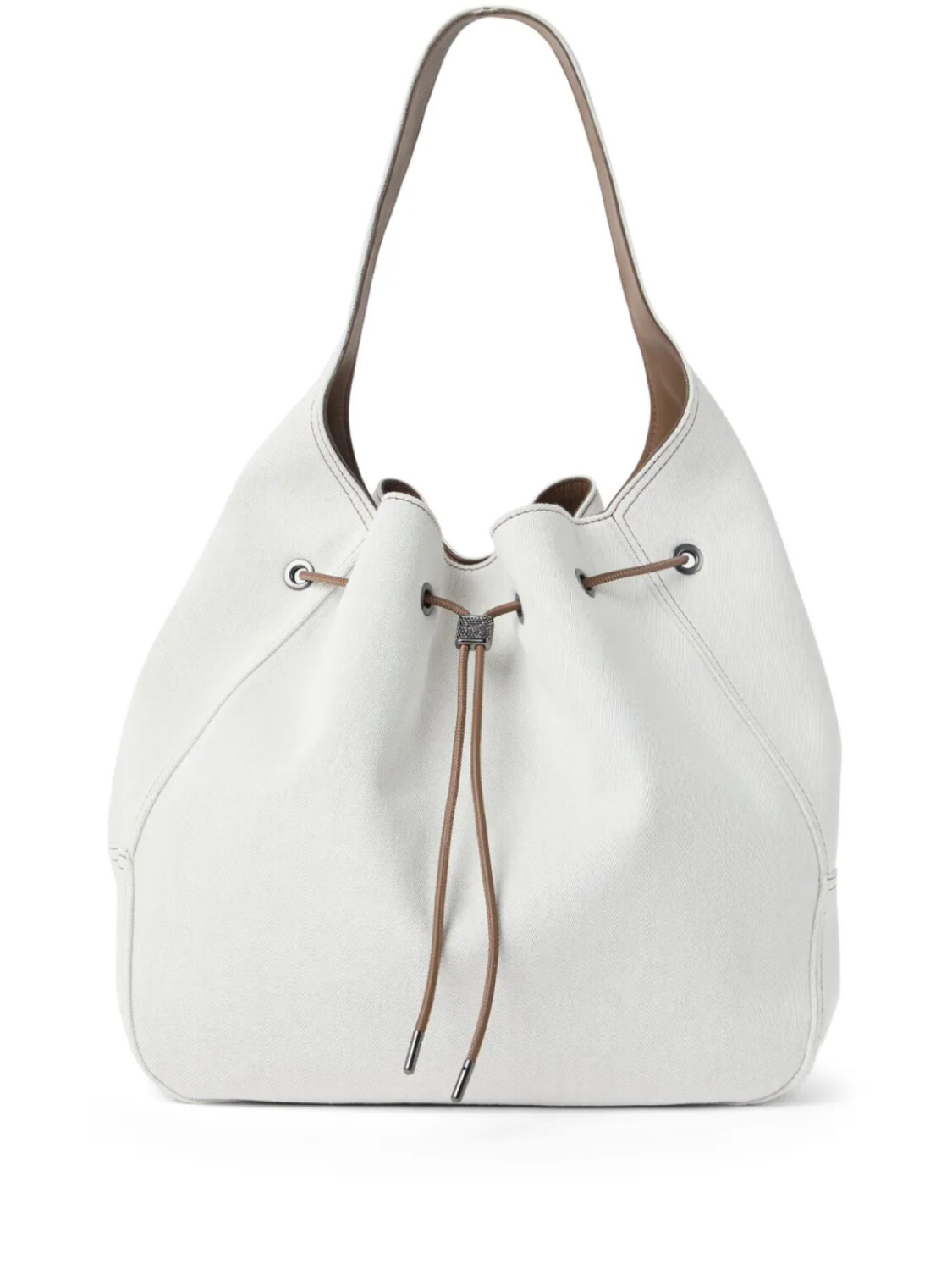 Brunello Cucinelli кожаная сумка-тоут, белый
Brunello Cucinelli кожаная сумка-тоут, белый