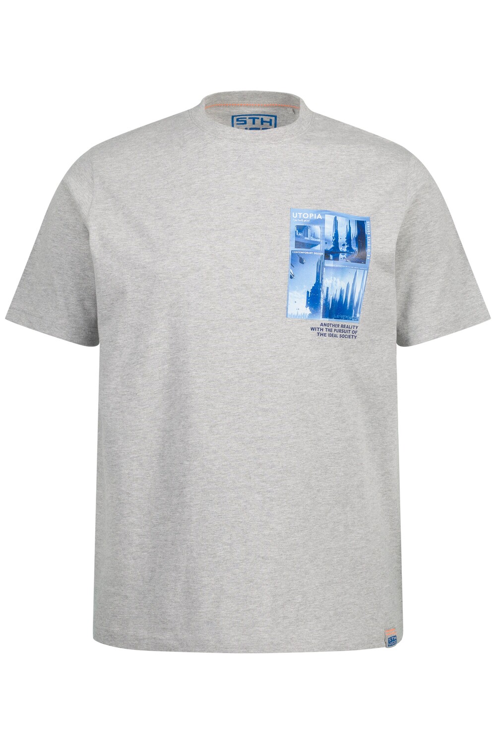 Футболка STHUGE Kurzarm, цвет grau melange 
Футболка STHUGE Kurzarm, цвет grau melange