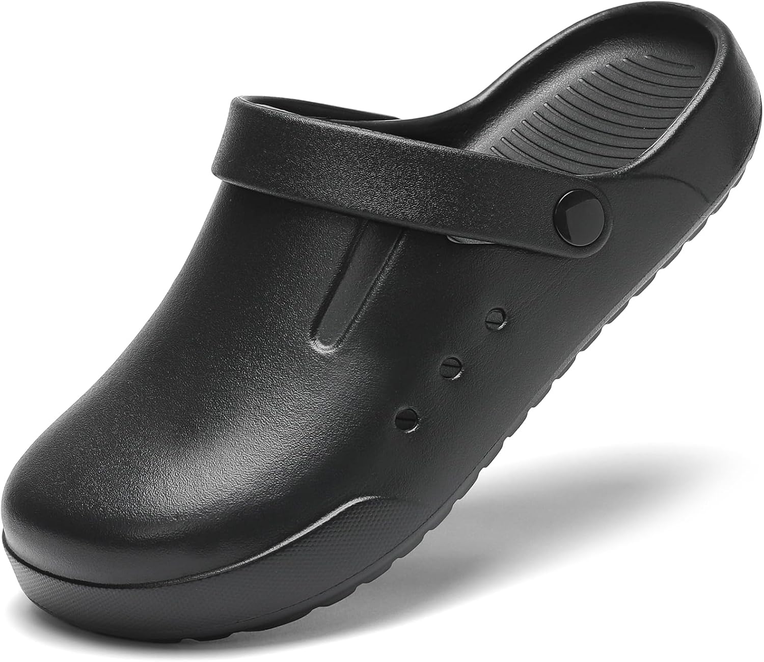 Сабо DAYUMKOU для женщин и мужчин, легкие садовые туфли с задним ремешком, противоскользящие, для работы медсестер, черный
Сабо DAYUMKOU для женщин и мужчин, легкие садовые туфли с задним ремешком, противоскользящие, для работы медсестер, черный