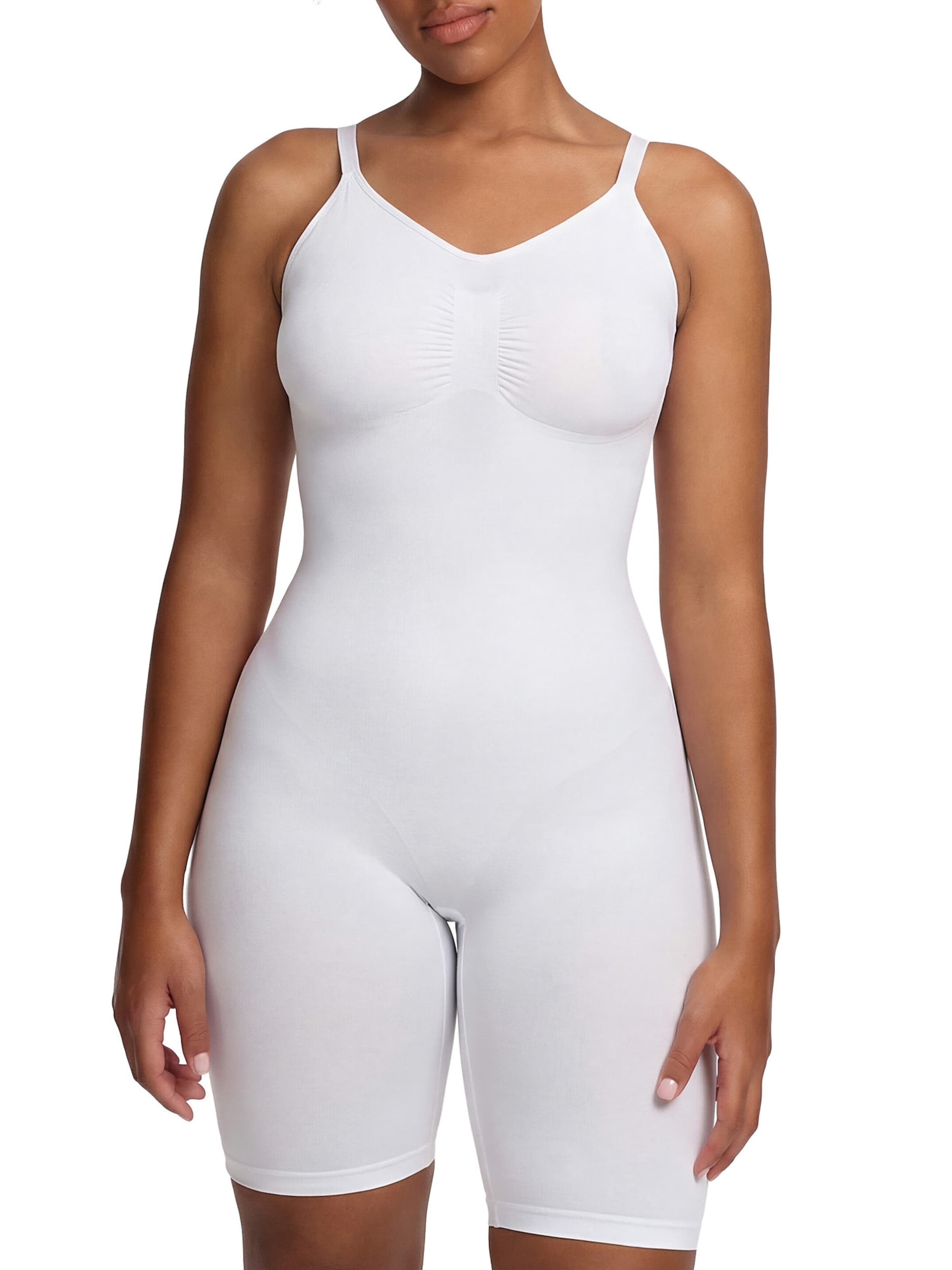 Creamy Корректирующий боди 'Bodysuit Sculpting Shapewear mit Shorts' в белом цвете
Creamy Корректирующий боди 'Bodysuit Sculpting Shapewear mit Shorts' в белом цвете