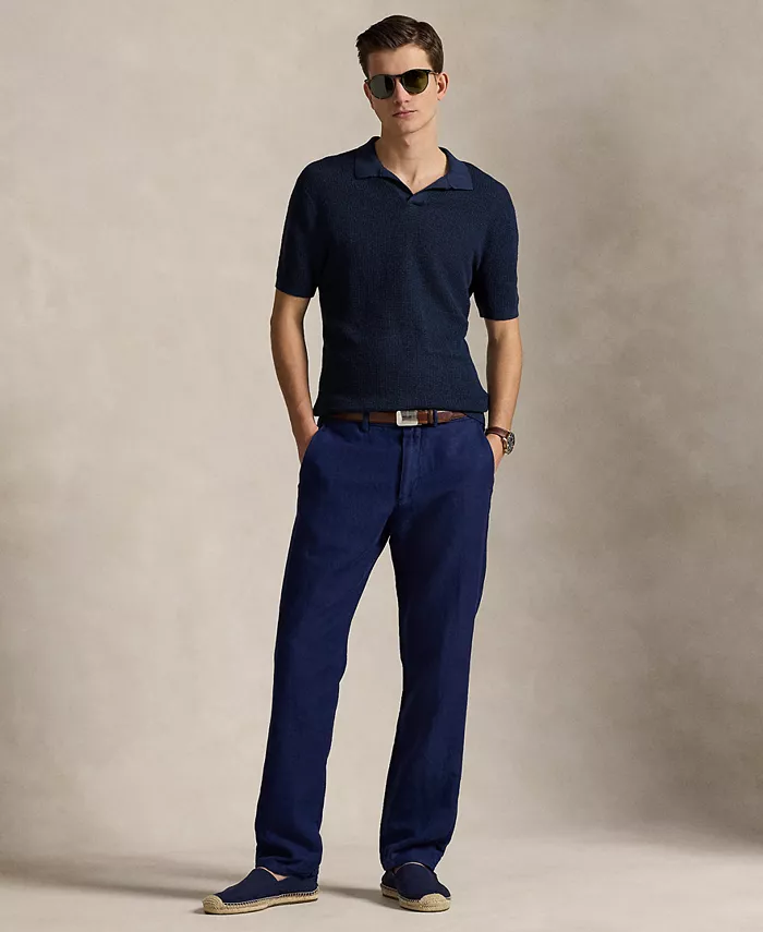 Мужские брюки прямого кроя в клетку "гусиная лапка" из твила Polo Ralph Lauren, синий
Мужские брюки прямого кроя в клетку "гусиная лапка" из твила Polo Ralph Lauren, синий