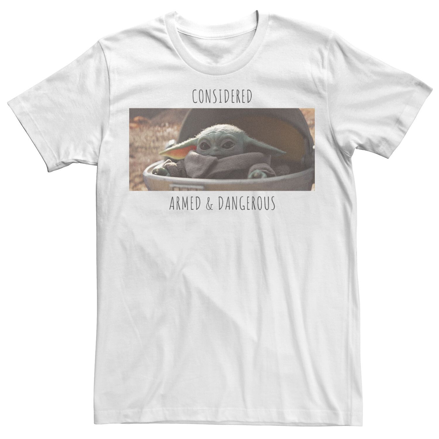 Мужская футболка The Mandalorian The Child Armed & Dangerous Star Wars
Мужская футболка The Mandalorian The Child Armed & Dangerous Star Wars