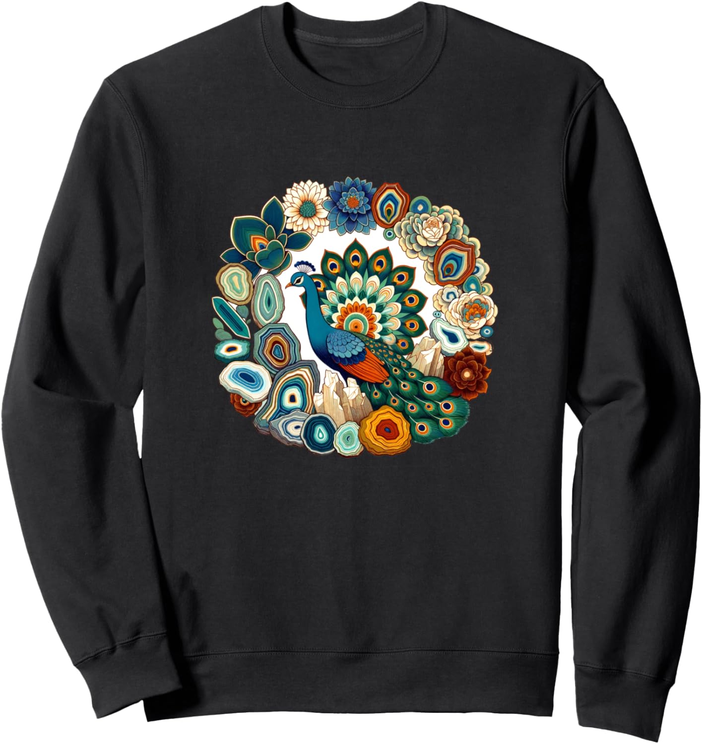 Иллюстрация павлина. Нарядная толстовка с изображением павлина Vintage Peacocks Snugg, черный
Иллюстрация павлина. Нарядная толстовка с изображением павлина Vintage Peacocks Snugg, черный