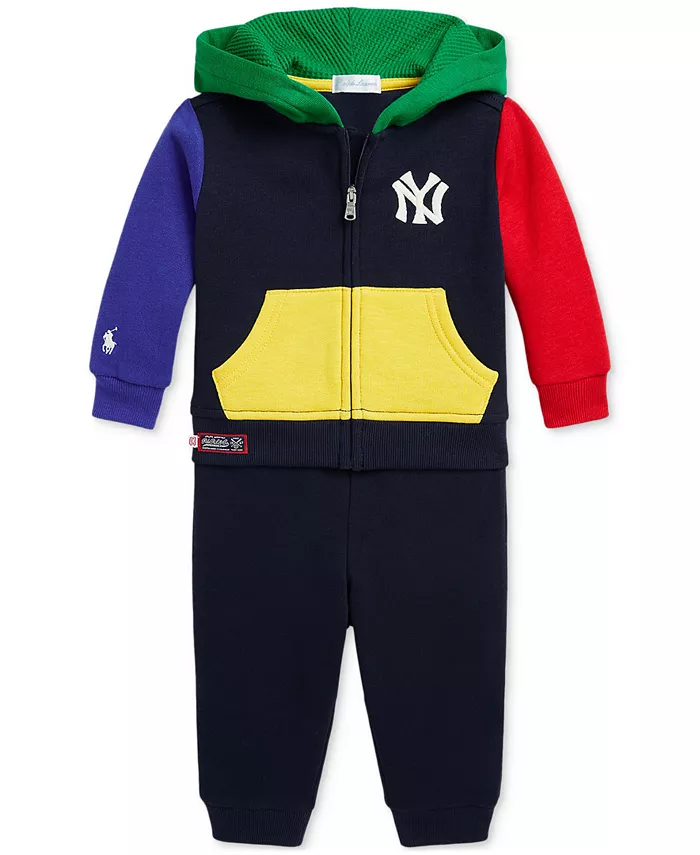Детский флисовый комплект с капюшоном и штанами Yankees для мальчиков Polo Ralph Lauren, мультиколор
Детский флисовый комплект с капюшоном и штанами Yankees для мальчиков Polo Ralph Lauren, мультиколор