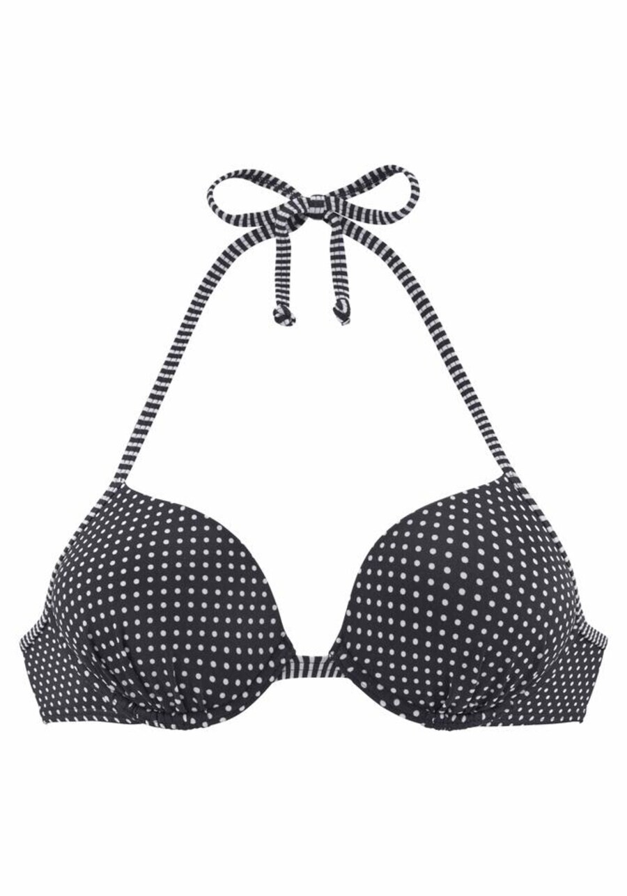 Верх бикини на косточках s.Oliver Push-up Bikini Top Avni, черный 
Верх бикини на косточках s.Oliver Push-up Bikini Top Avni, черный