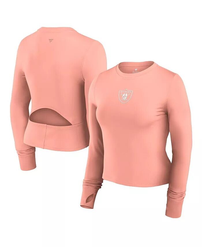 Женский топ Coral Las Vegas Raiders Studio Fitted с длинным рукавом для спортзала Fanatics
Женский топ Coral Las Vegas Raiders Studio Fitted с длинным рукавом для спортзала Fanatics