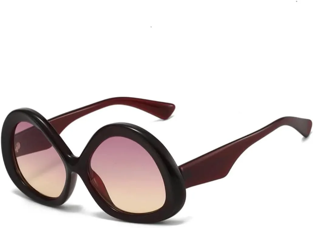 Винтажные женские солнцезащитные очки, модные, градиентные, в стиле панк, роскошные, с леопардовым принтом, защита от УФ-излучения UV400 TOIPASTN, Redbrown-purplepink
Винтажные женские солнцезащитные очки, модные, градиентные, в стиле панк, роскошные, с леопардовым принтом, защита от УФ-излучения UV400 TOIPASTN, Redbrown-purplepink