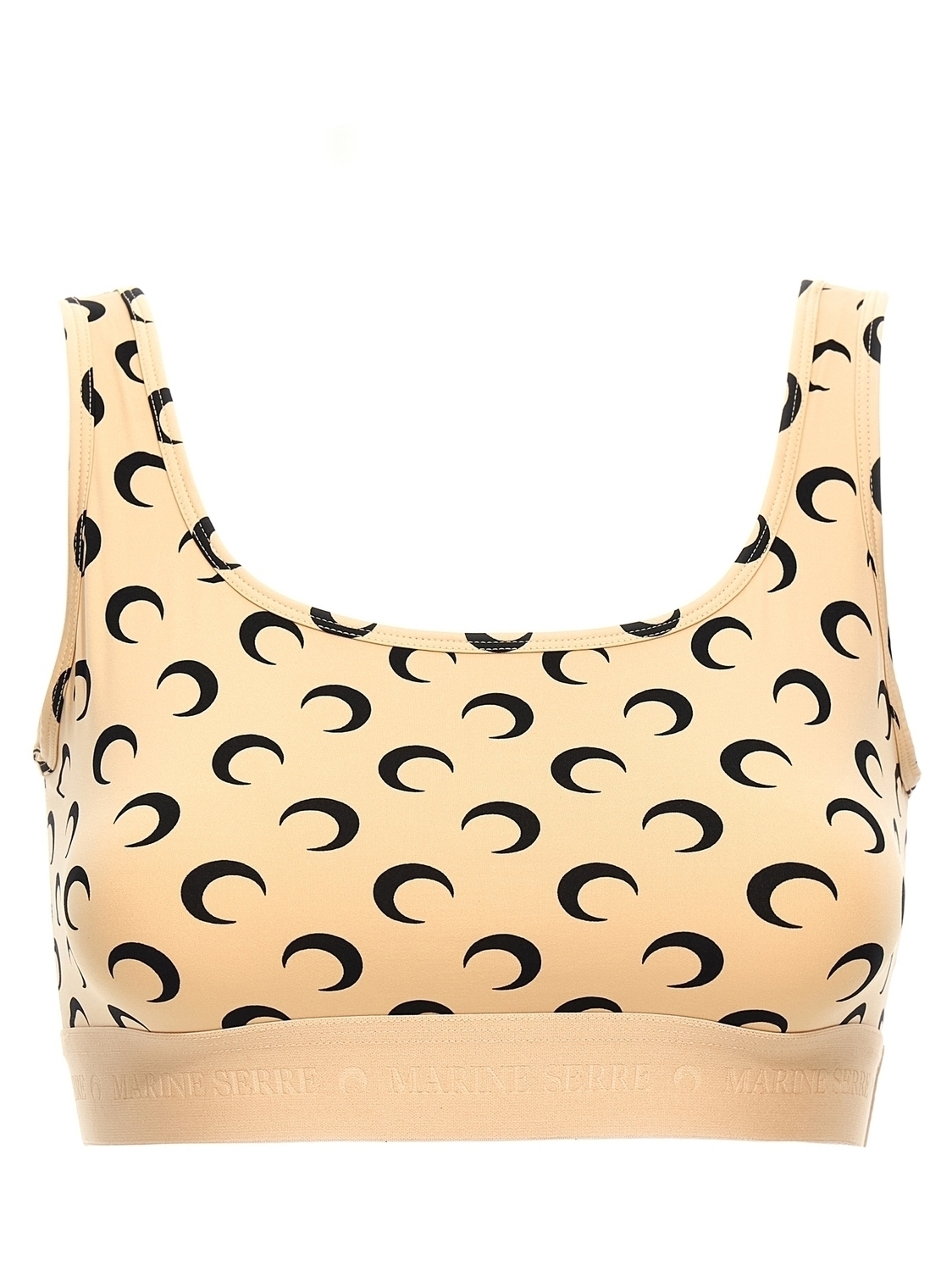 Укороченный топ из джерси с принтом «Луна» Marine Serre, бежевый
Укороченный топ из джерси с принтом «Луна» Marine Serre, бежевый
