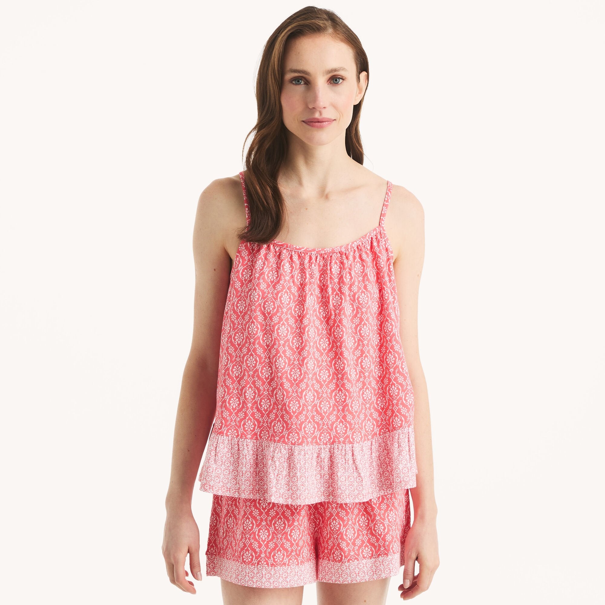 Nautica Женский комплект пижамы с принтом и шортами, Tangerine
Nautica Женский комплект пижамы с принтом и шортами, Tangerine