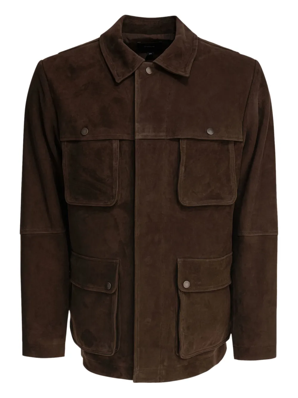 Куртка из замши с карманами-клапанами Vince, коричневый
Куртка из замши с карманами-клапанами Vince, коричневый