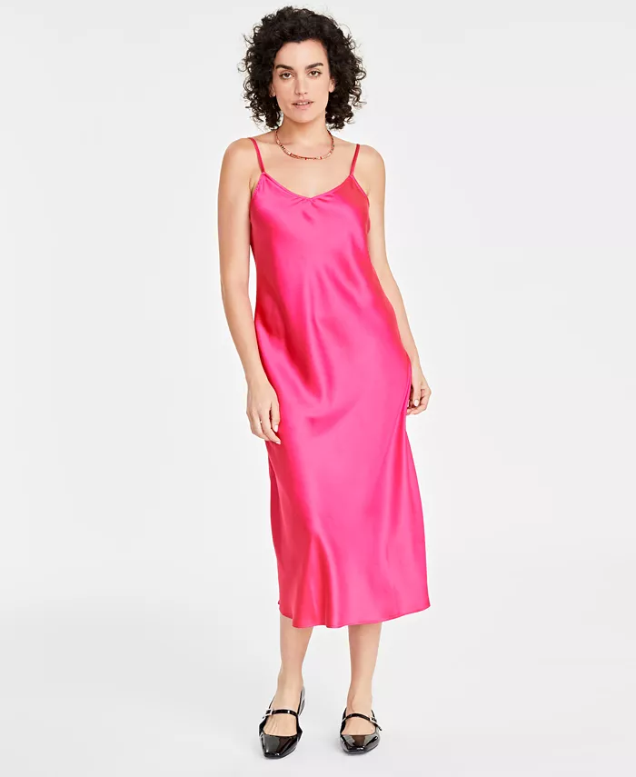 Женское атласное миди-платье-комбинация On 34th, розовый
Женское атласное миди-платье-комбинация On 34th, розовый