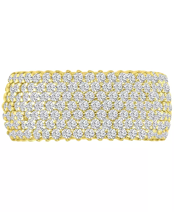 Широкое кольцо с семью рядами черных кубических цирконий (также с белыми кубическими цирконами) Macy'S, gold
Широкое кольцо с семью рядами черных кубических цирконий (также с белыми кубическими цирконами) Macy'S, gold