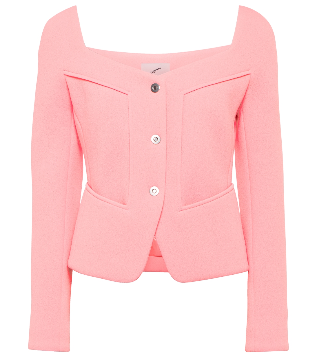 Креповый жакет Coperni, розовый
Креповый жакет Coperni, розовый