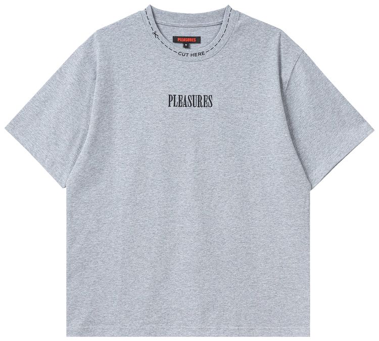 Рубашка Pleasures Cut Here Heavyweight Shirt цвета «серый меланж»
Рубашка Pleasures Cut Here Heavyweight Shirt цвета «серый меланж»