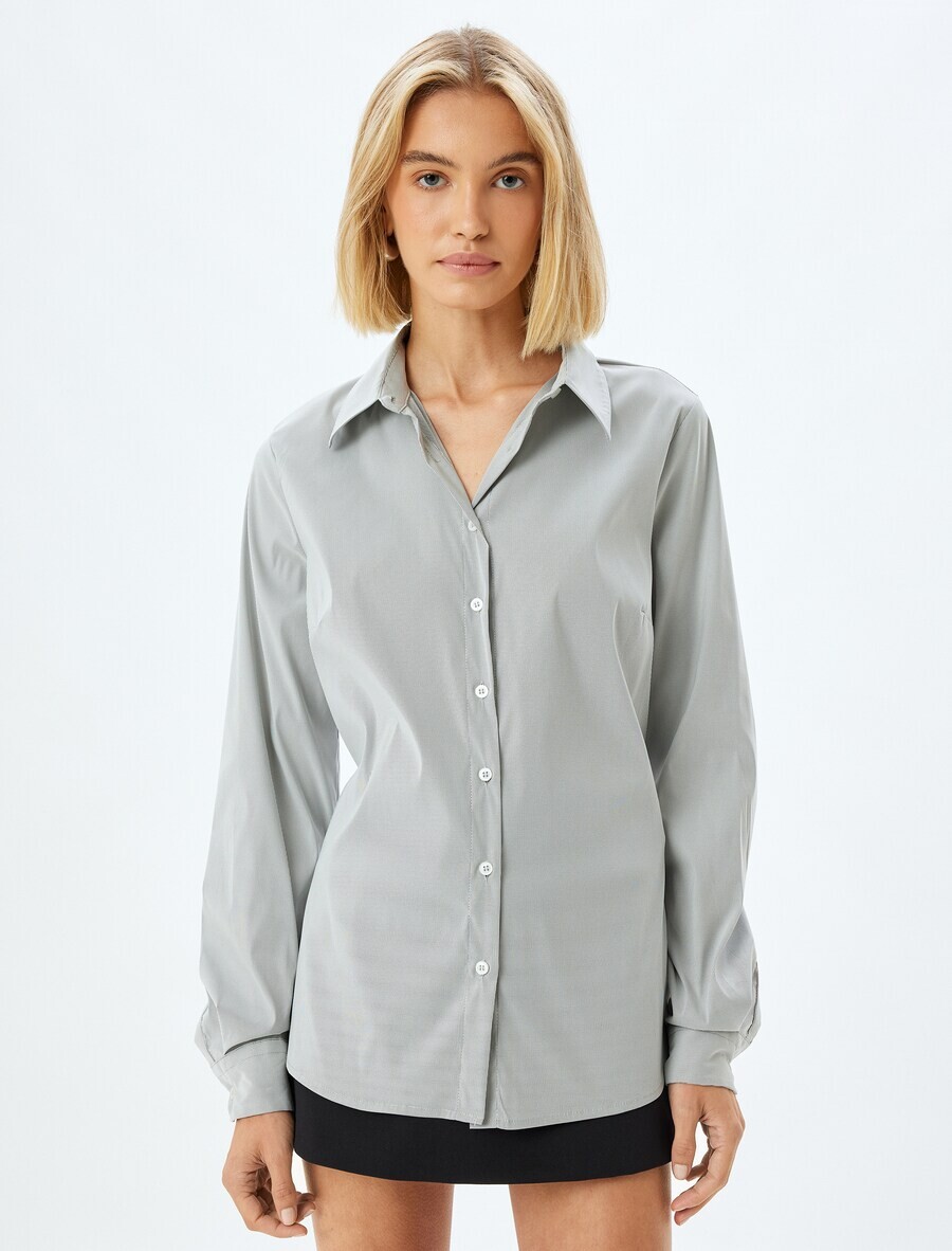 Рубашка Koton Blouse, светло-серый
Рубашка Koton Blouse, светло-серый