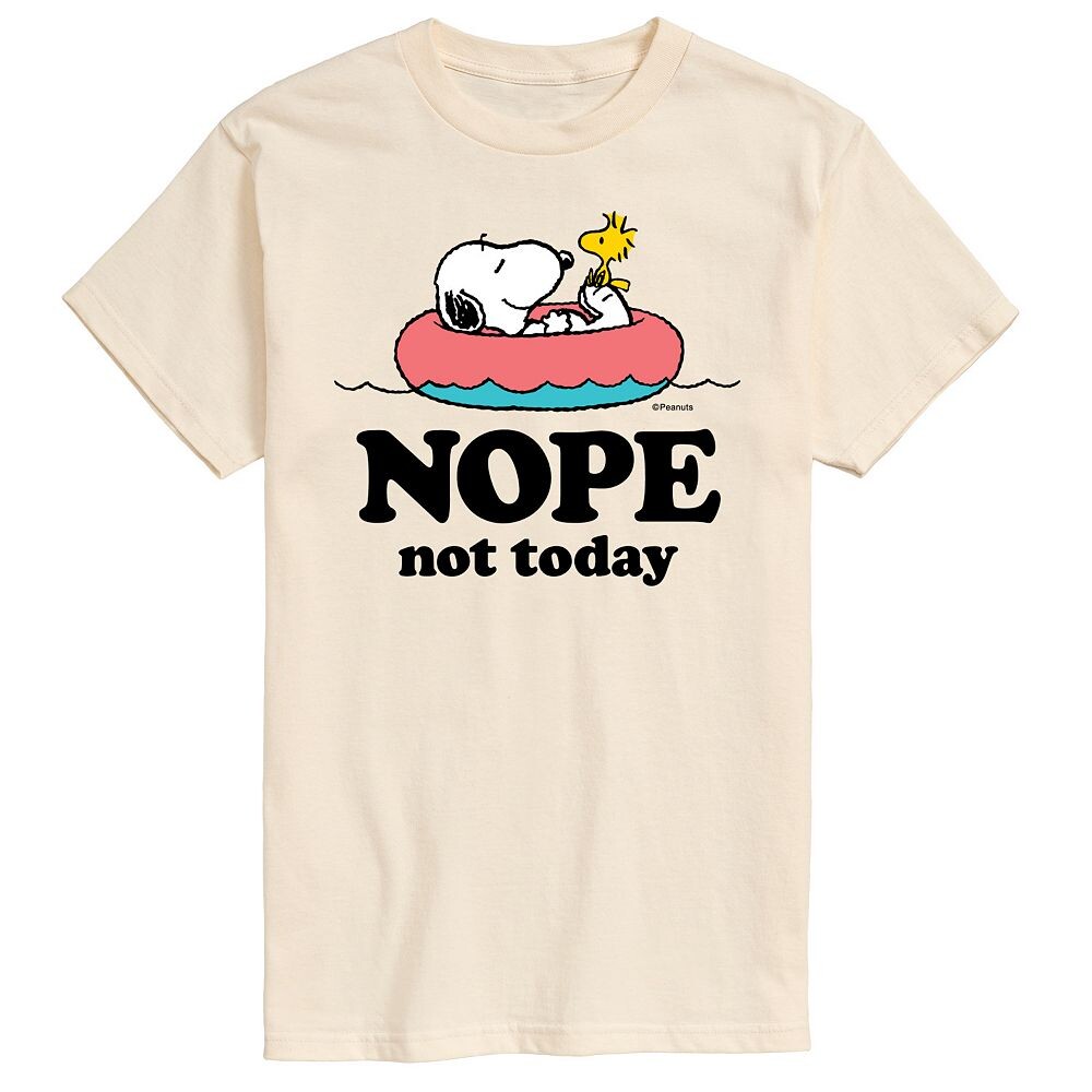 Мужская футболка с рисунком Peanuts Snoopy Nope Not Today Licensed Character, бежевый
Мужская футболка с рисунком Peanuts Snoopy Nope Not Today Licensed Character, бежевый