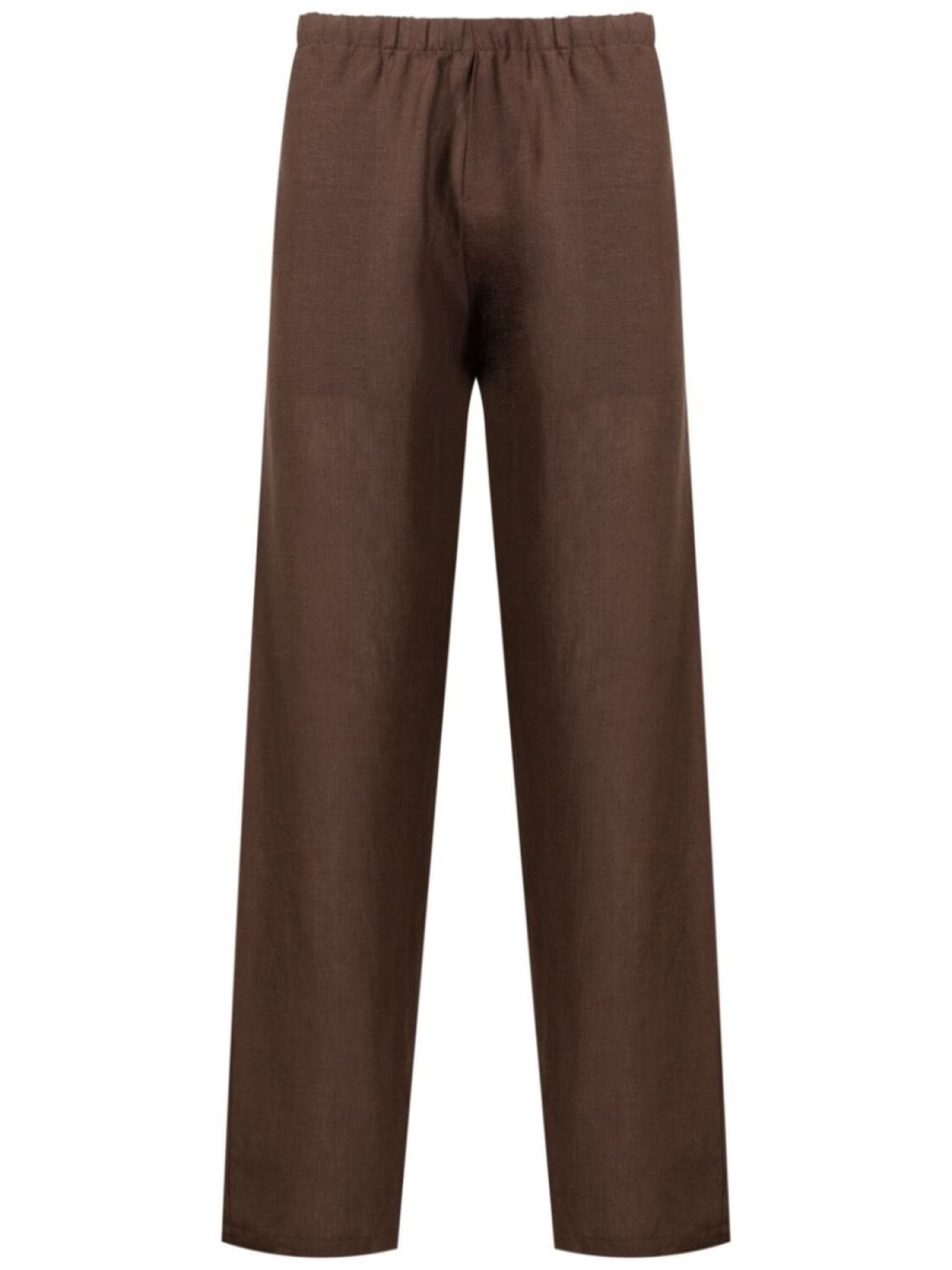 Льняные брюки с эластичным поясом Amir Slama, коричневый
Льняные брюки с эластичным поясом Amir Slama, коричневый
