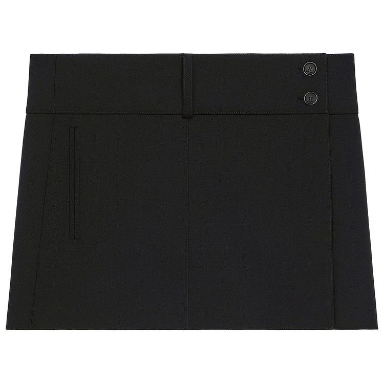 Юбка Courrèges Belted Polywool Mini Skirt, Black
Юбка Courrèges Belted Polywool Mini Skirt, Black