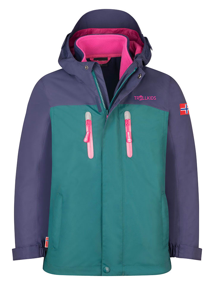 Функциональная куртка 3-в-1 Bryggen в цвете фиолетовый/петроль Trollkids
Функциональная куртка 3-в-1 Bryggen в цвете фиолетовый/петроль Trollkids