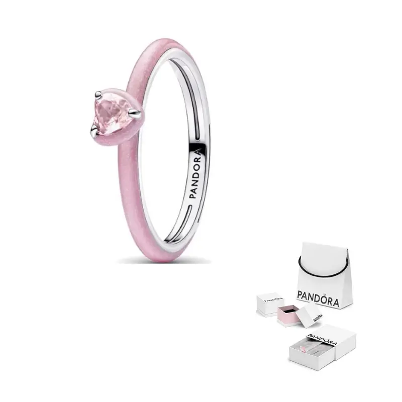 Pandora Кольцо из стерлингового серебра 925 пробы женское розовое