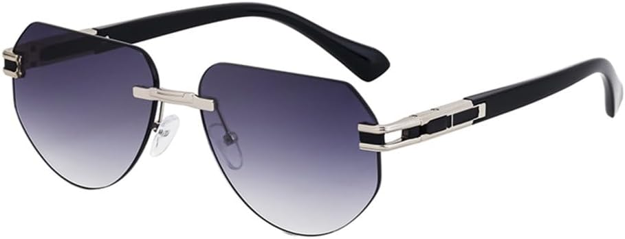 Винтажные солнцезащитные очки LVTFCO без оправы для мужчин, модные солнцезащитные очки неправильной формы без оправы для женщин, очки с защитой от УФ-излучения UV400, 3
Винтажные солнцезащитные очки LVTFCO без оправы для мужчин, модные солнцезащитные очки неправильной формы без оправы для женщин, очки с защитой от УФ-излучения UV400, 3