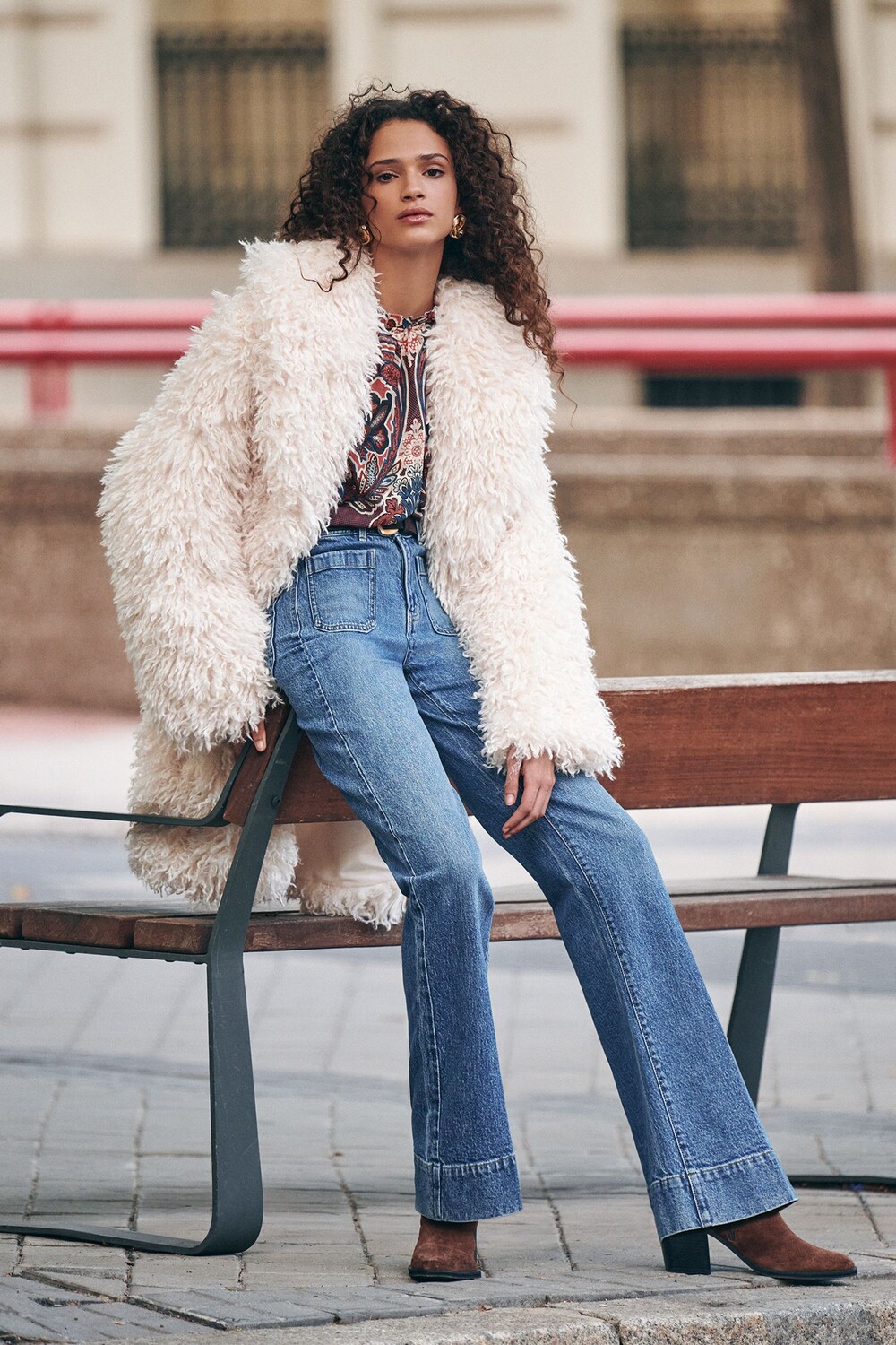 Куртка из искусственного меха Next, белый
Куртка из искусственного меха Next, белый