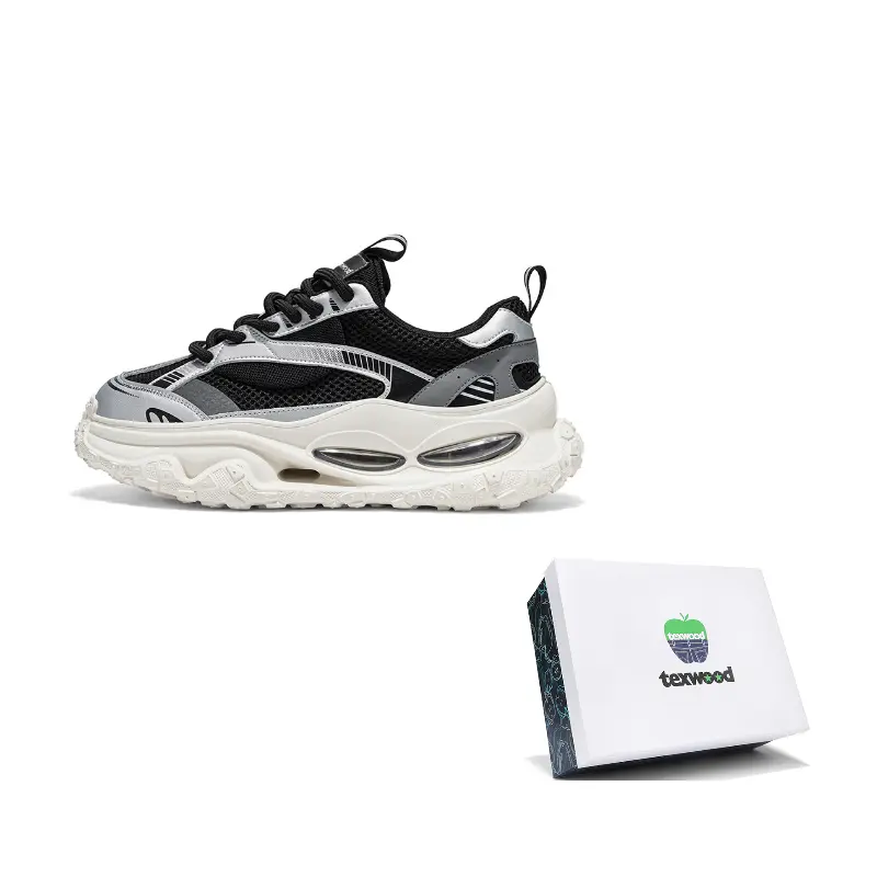 TEXWOOD Амортизирующие устойчивые к истиранию кроссовки с поддержкой мужские низкие массивные черные, цвет Black
TEXWOOD Амортизирующие устойчивые к истиранию кроссовки с поддержкой мужские низкие массивные черные, цвет Black