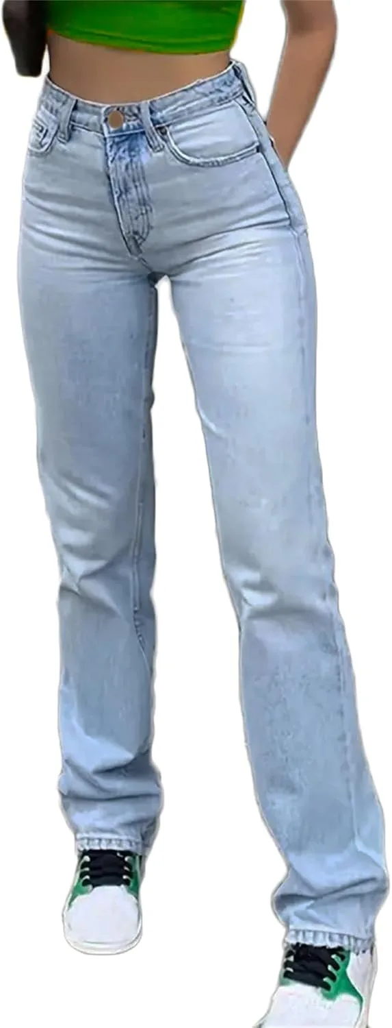 Женские джинсы Wide Leg Casual High Waisted Straight Denim Pants 90s Loose Fit с карманами ZH8FCHAN
Женские джинсы Wide Leg Casual High Waisted Straight Denim Pants 90s Loose Fit с карманами ZH8FCHAN