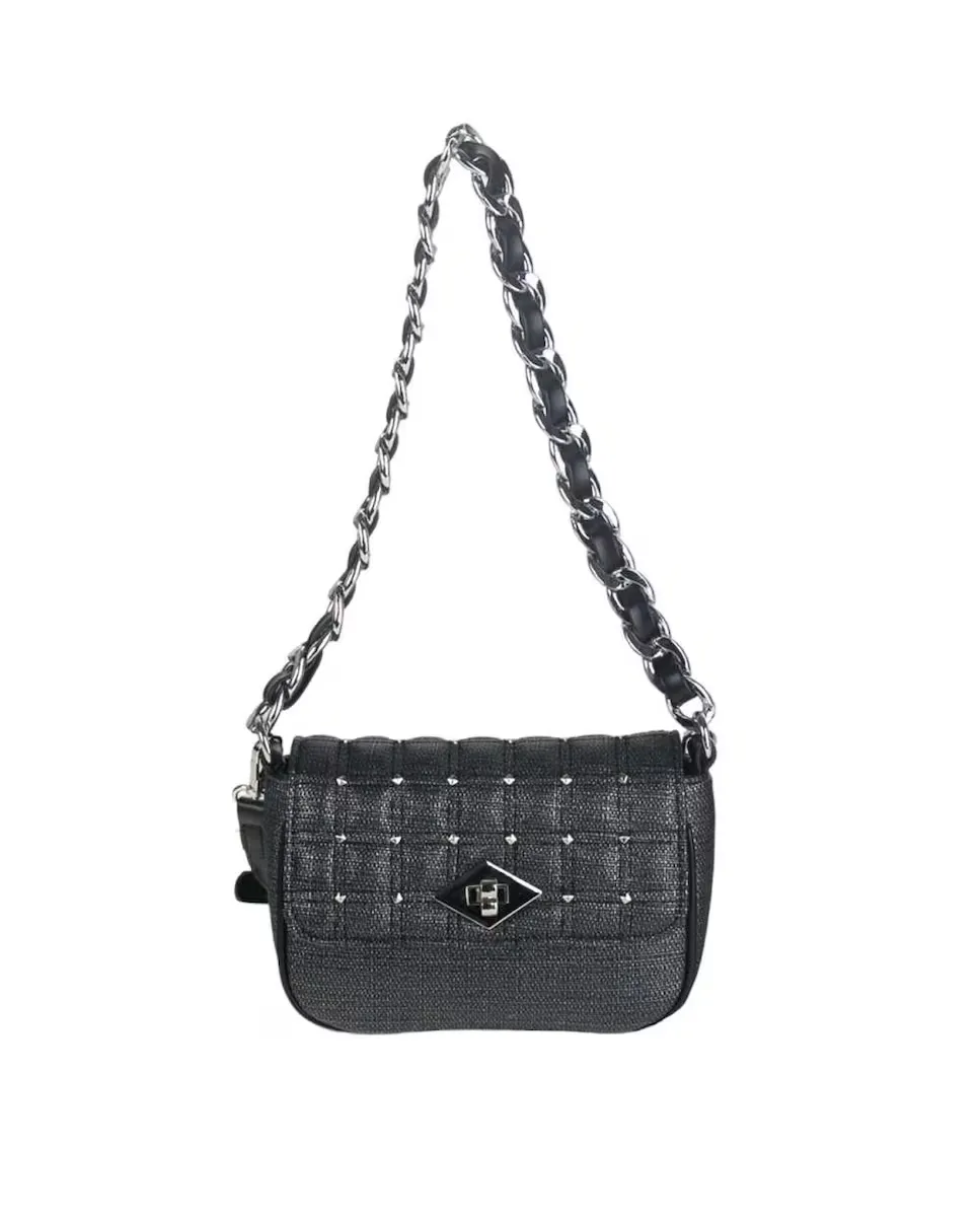 Женская сумка через плечо Volum из полиуретана с мягкой застежкой-клапаном из металла, среднего размера, черный
Женская сумка через плечо Volum из полиуретана с мягкой застежкой-клапаном из металла, среднего размера, черный