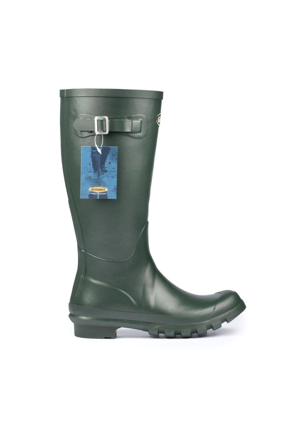 Резиновые резиновые сапоги с одним ремешком Grisport, зеленый
Резиновые резиновые сапоги с одним ремешком Grisport, зеленый