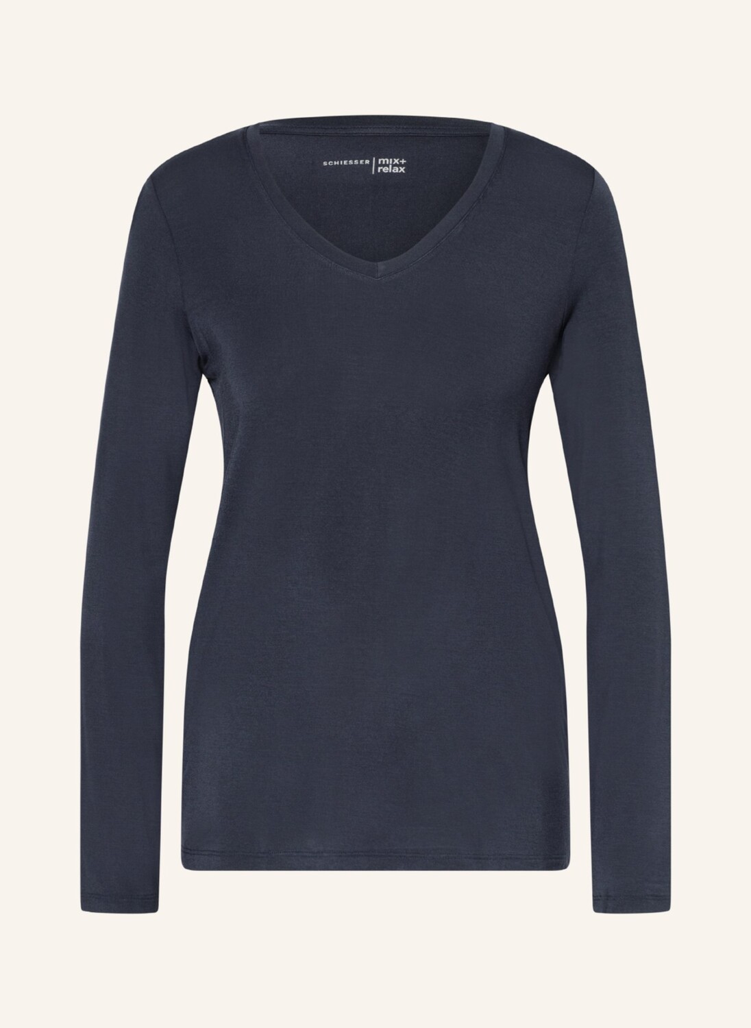 Ночная рубашка SCHIESSER SchlafMIX+RELAX, темно-синий 
Ночная рубашка SCHIESSER SchlafMIX+RELAX, темно-синий