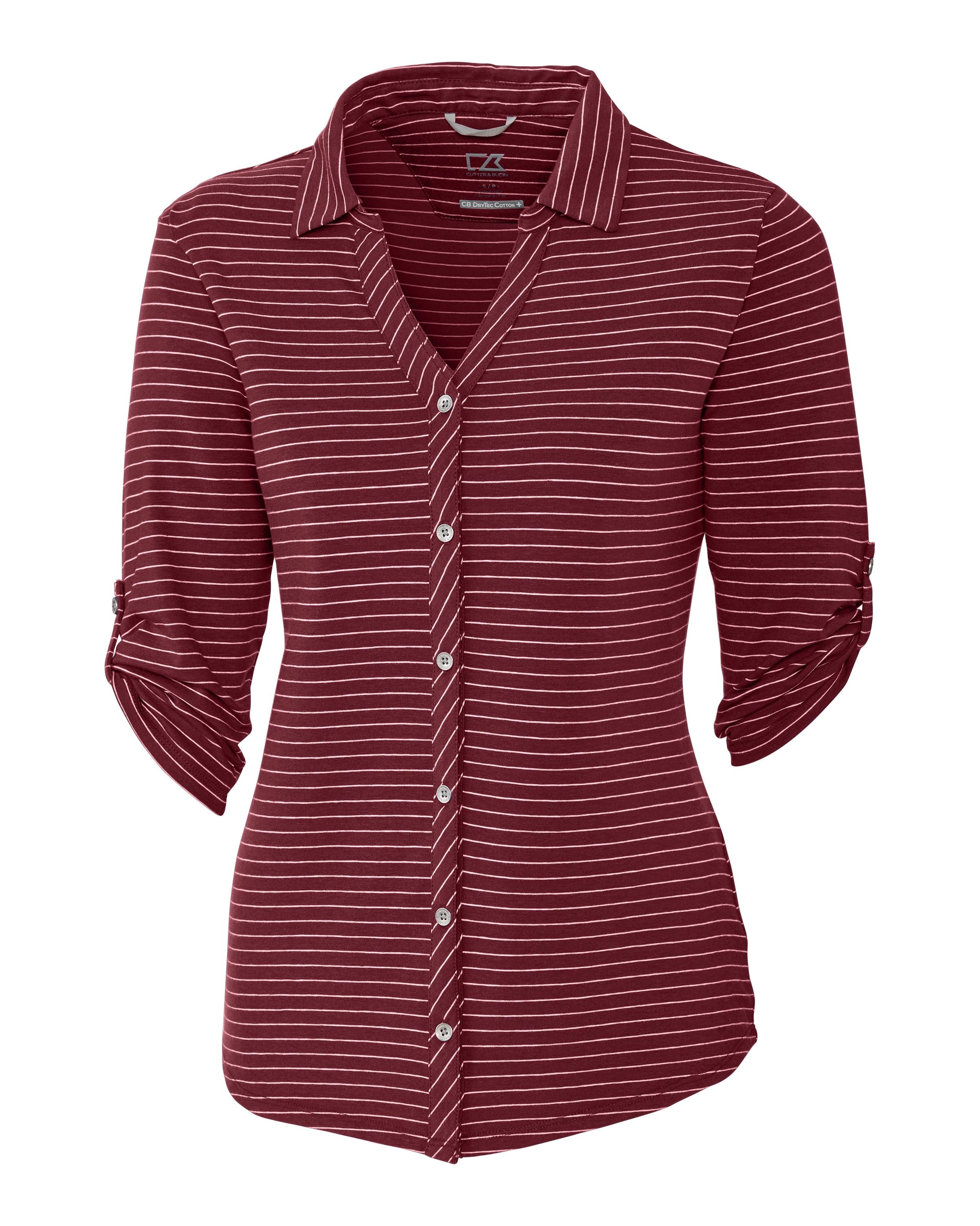 Женский топ с рукавами до локтя Cutter & Buck Academy, бордовый
Женский топ с рукавами до локтя Cutter & Buck Academy, бордовый