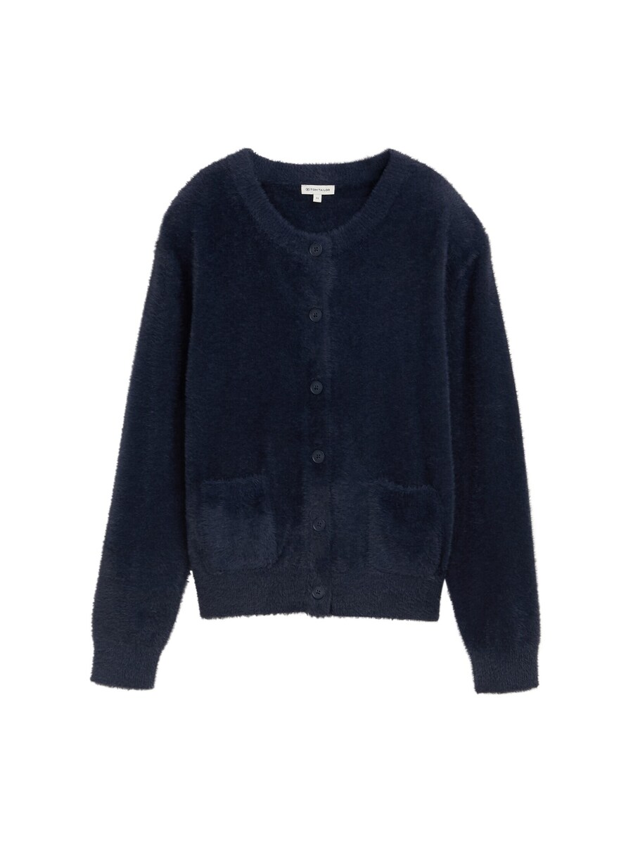 Вязаный кардиган TOM TAILOR, темно-синий
Вязаный кардиган TOM TAILOR, темно-синий