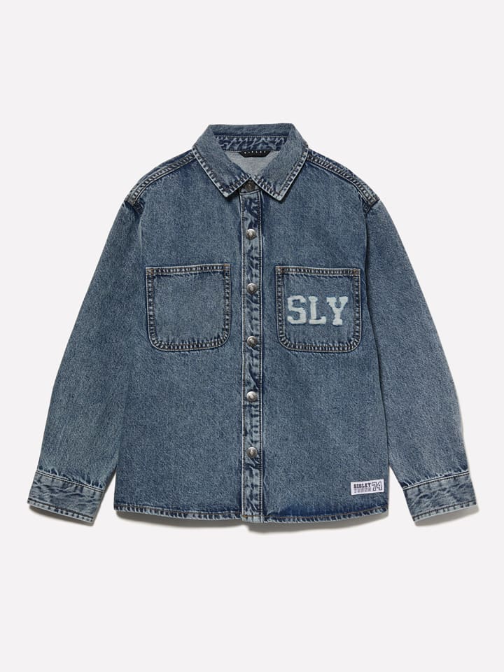 Sisley Джинсовая рубашка синего цвета
Sisley Джинсовая рубашка синего цвета