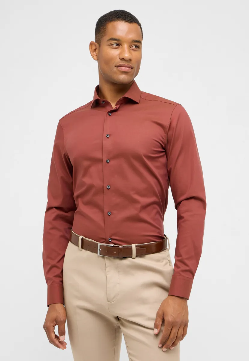Рубашка Eterna с длинными рукавами "SLIM FIT", терракотовый
Рубашка Eterna с длинными рукавами "SLIM FIT", терракотовый