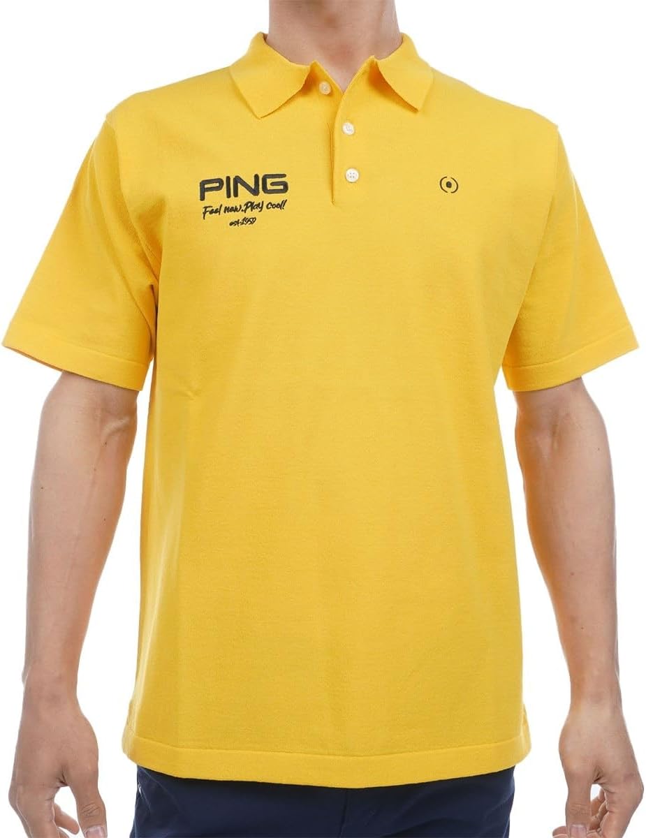 Мужская трикотажная рубашка-поло с коротким рукавом Pin Apparel 621-5172301 (впитывающая, быстросохнущая, с защитой от УФ-излучения), для гольфа Ping, желтый
Мужская трикотажная рубашка-поло с коротким рукавом Pin Apparel 621-5172301 (впитывающая, быстросохнущая, с защитой от УФ-излучения), для гольфа Ping, желтый