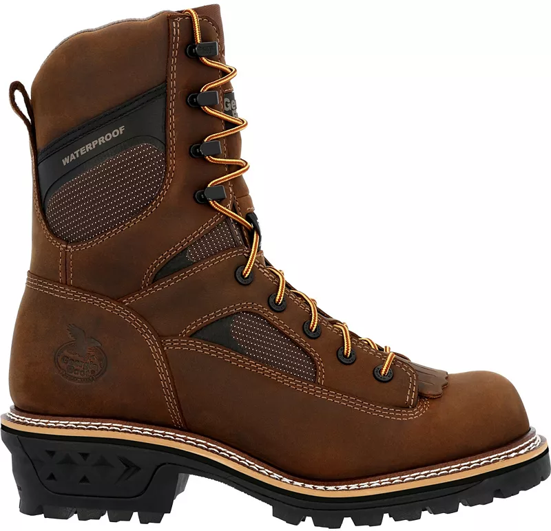 Мужские водонепроницаемые рабочие ботинки Georgia Boots LTX 9 дюймов Logger, коричневый
Мужские водонепроницаемые рабочие ботинки Georgia Boots LTX 9 дюймов Logger, коричневый