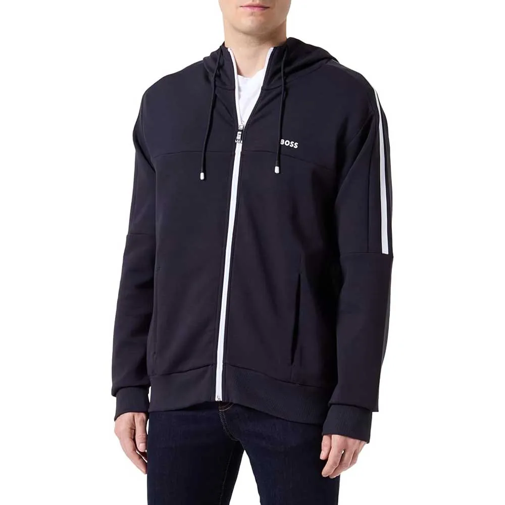 Толстовка BOSS Saggynos full zip, синий
Толстовка BOSS Saggynos full zip, синий