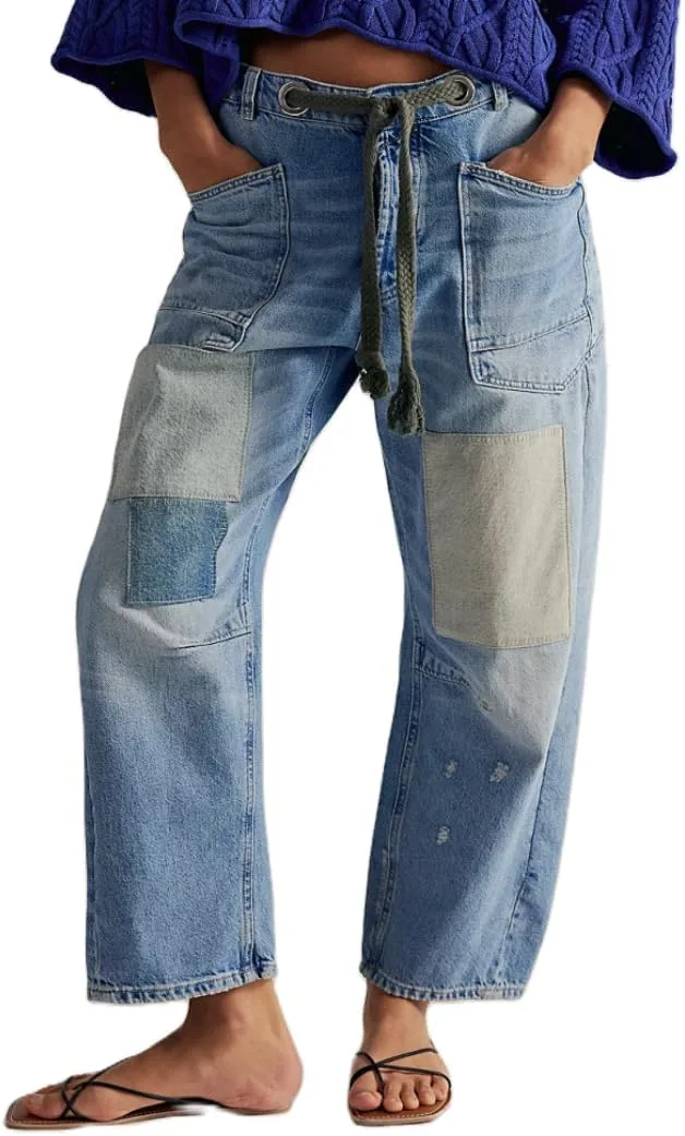 Джинсы женские Vintage Patchwork Low Rise Baggy
Джинсы женские Vintage Patchwork Low Rise Baggy