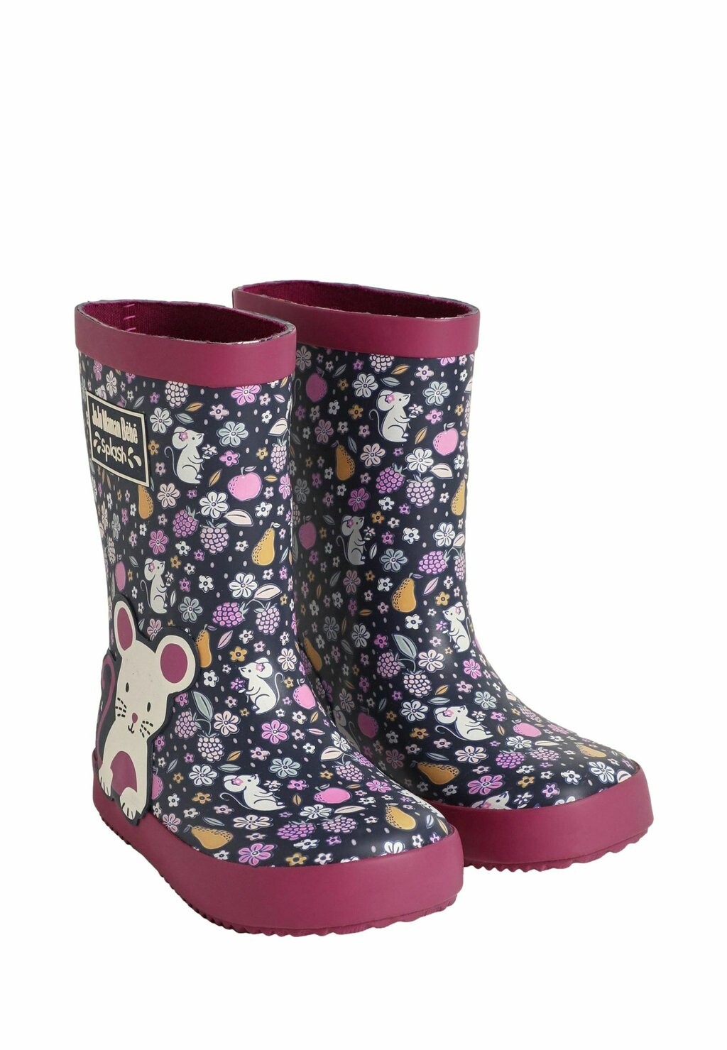 Резиновые сапоги FRUIT AND MOUSE FLORAL PRINT REGULAR FIT JoJo Maman Bébé, синий
Резиновые сапоги FRUIT AND MOUSE FLORAL PRINT REGULAR FIT JoJo Maman Bébé, синий